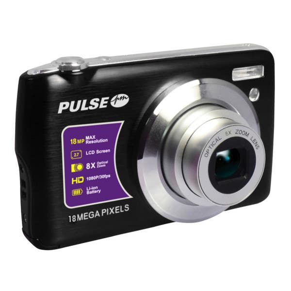 Pulse DC18 Zoom Digital Camera  Bonus 32GB SD Card