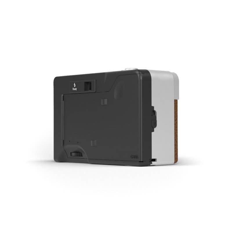 Kodak H35 Half Frame 35mm Film Camera w/Flash - Black/Silver