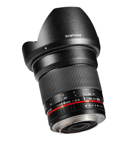 Samyang 16mm F2.0 Canon EOS