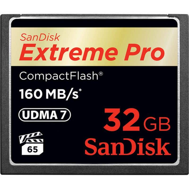 SanDisk Extreme PRO 32GB Compact Flash  160MB/s