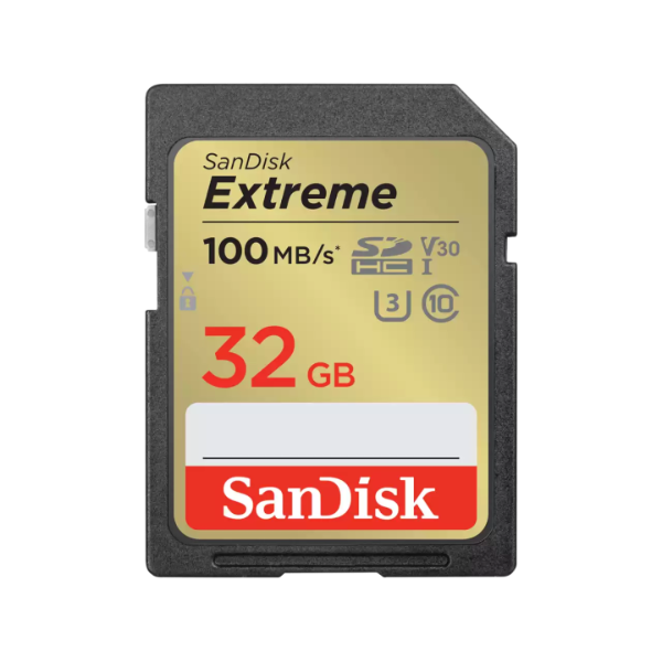 SanDisk Extreme 32GB SDHC Card 100MB/s