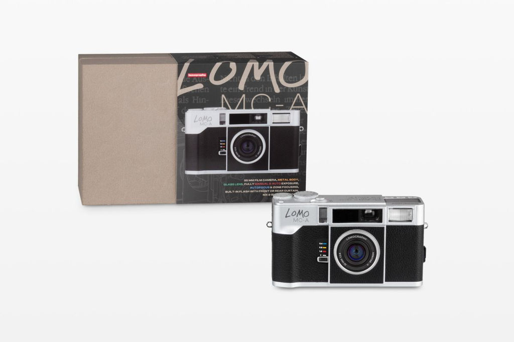 Lomo MC-A Compact 35mm Film Camera - Silver
