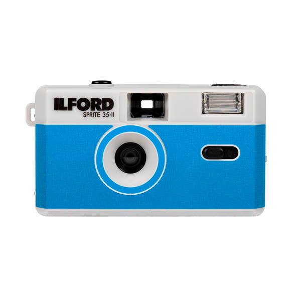 Ilford Sprite 35 II Flash 35mm Reusable Camera - Blue
