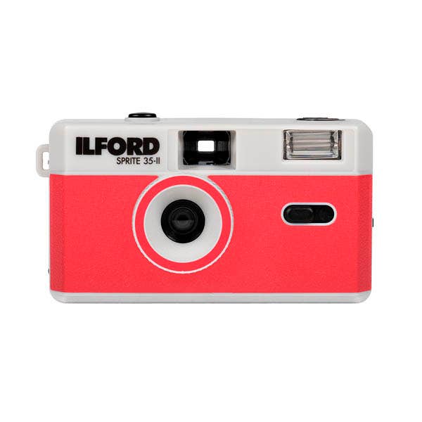 Ilford Sprite 35 II Flash 35mm Reusable Camera - Red