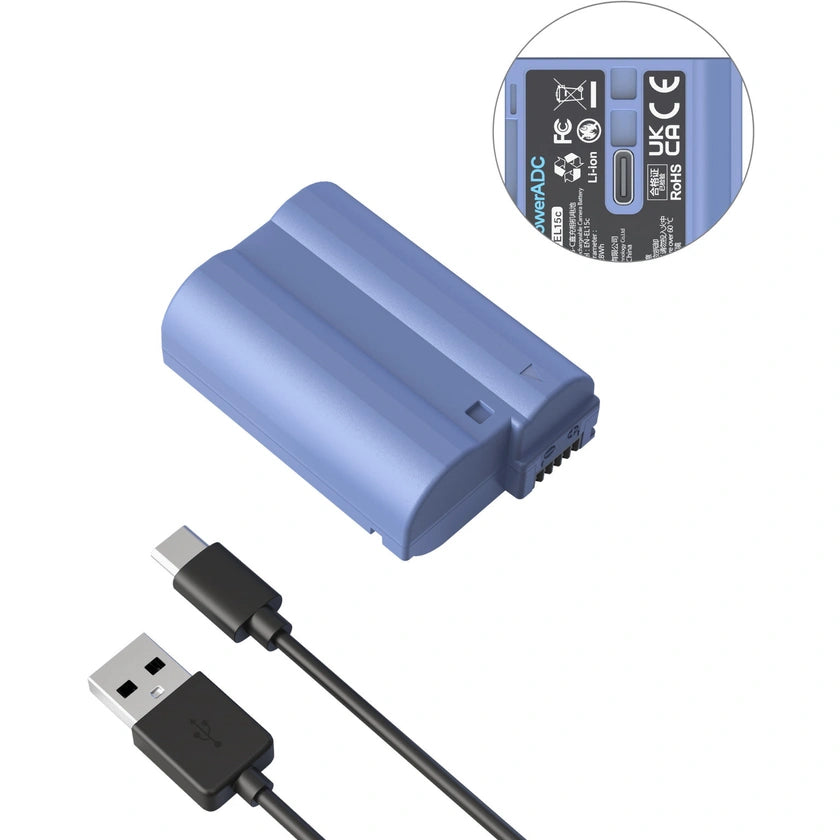 SmallRIG 4332B EN-EL15c USB-C Rechargeable Camera Battery