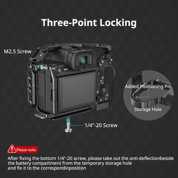 SmallRIG Cage - 3667 (A7M4/A7RM5/A7RM4/A7SM3/A1)