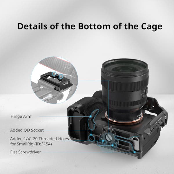 SmallRIG Cage - 3667 (A7M4/A7RM5/A7RM4/A7SM3/A1)
