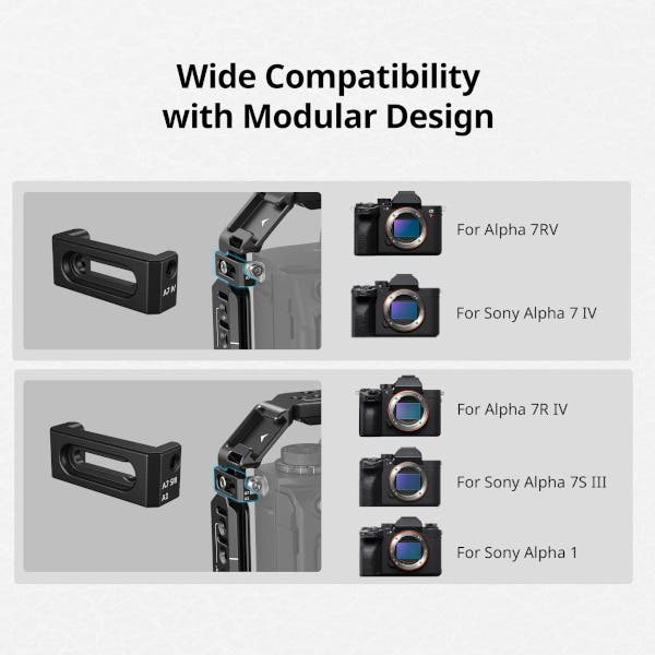 SmallRIG Cage - 3667 (A7M4/A7RM5/A7RM4/A7SM3/A1)