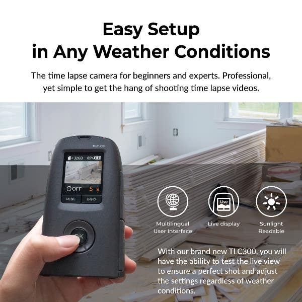 Brinno TLC300 Timelapse Construction Camera