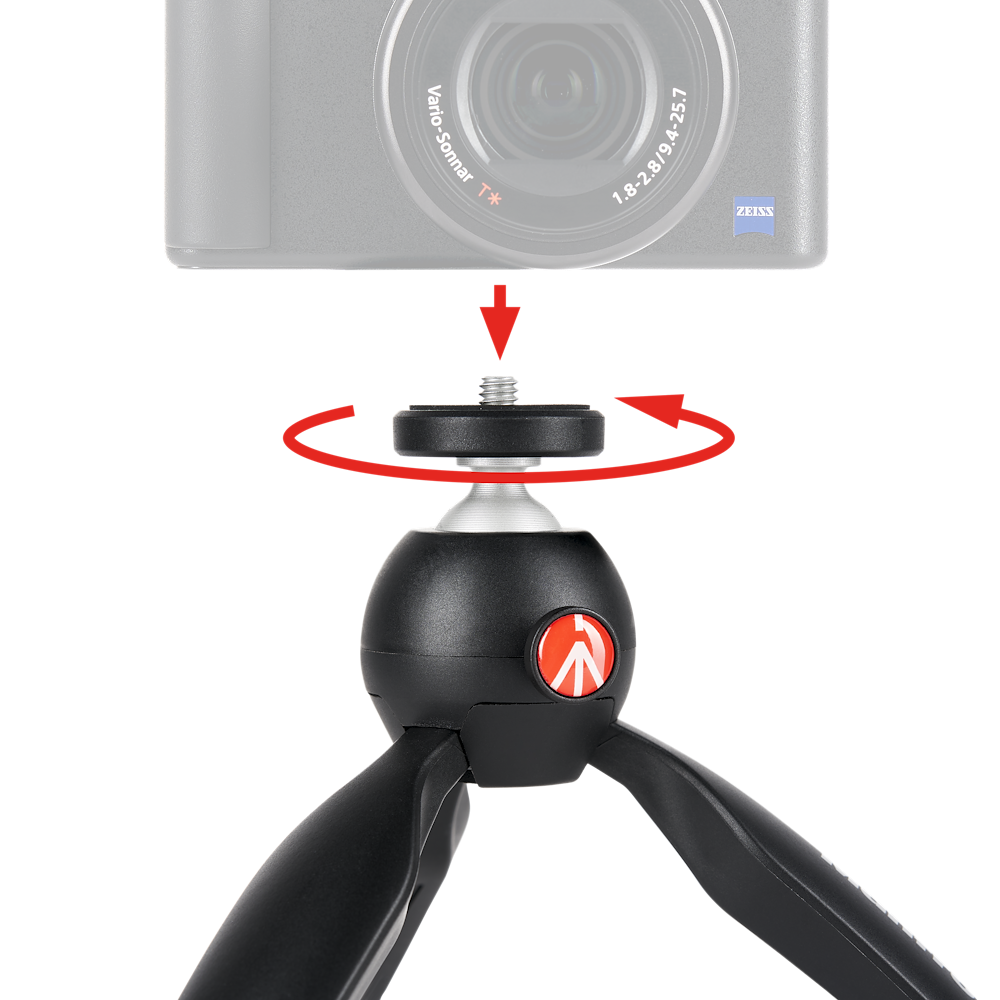 Manfrotto PIXI MKII Mini Tripod with Ball Head