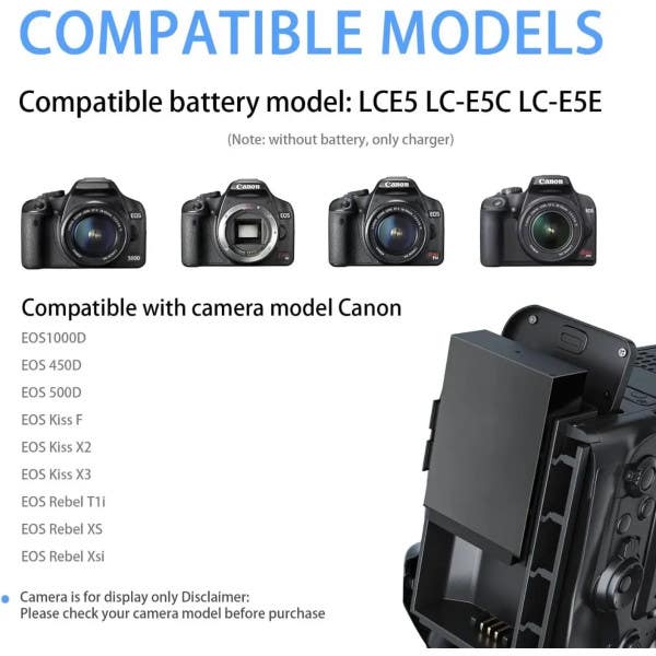 Tstar Canon LC-E5 Battery Charger