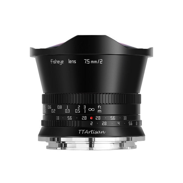 TTArtisan 7.5mm f/2 Fisheye Canon RF Mount Lens (APS-C) Black