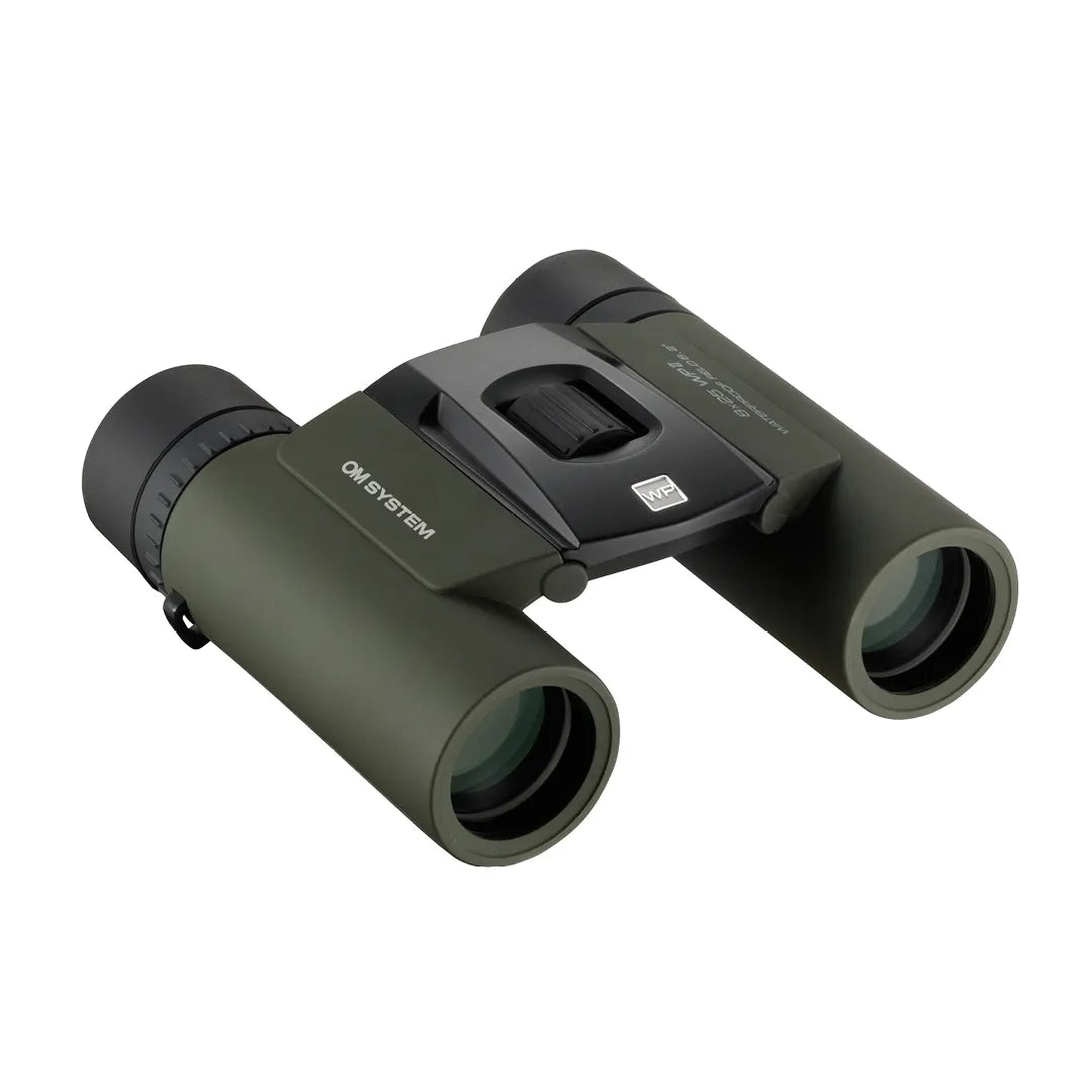 OMSYSTEM 8x25 WPII Binoculars - Dark Green