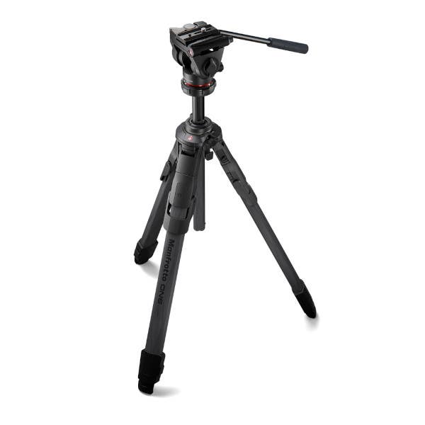 Manfrotto ONE Hybrid Tripod with 500X Video Head - Carbon Fibre