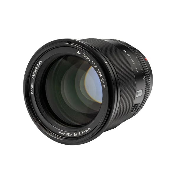 Viltrox AF 75mm F1.2 AF Lens - Fujifilm XF