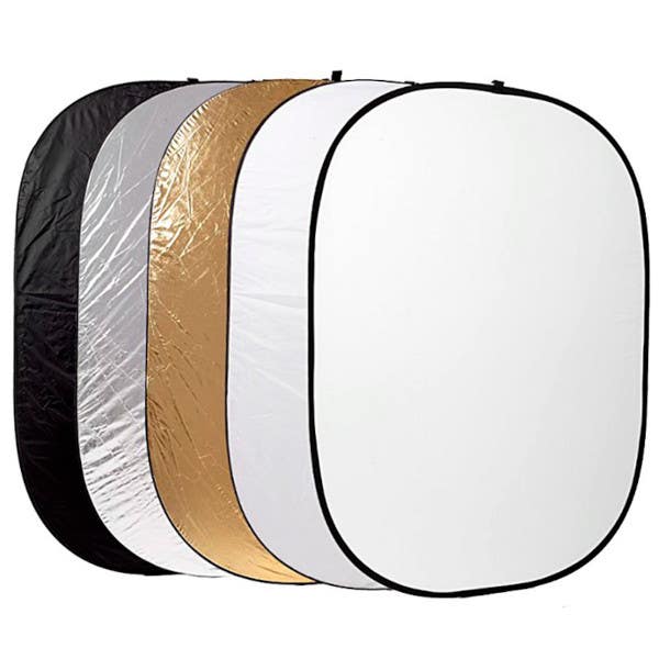 XLITE Collapsible Reflector 1.5 x 2M - 5-in-1 Set