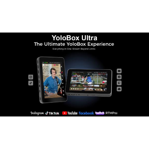 YoloLiv YoloBox Ultra All in One Multi Camera Streaming Encoder Switcher