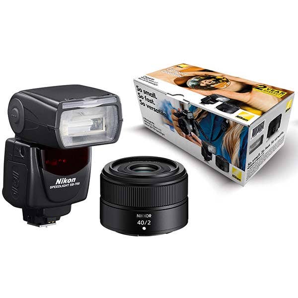Nikon SB700 Flash & Z 40mm F2 Lens Portrait Kit