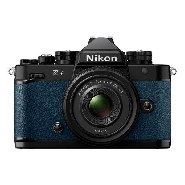 Nikon Zf + 40mm Kit - Black/Indigo Blue