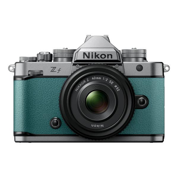 Nikon Zf + 40mm Kit - Silver/Teal Blue