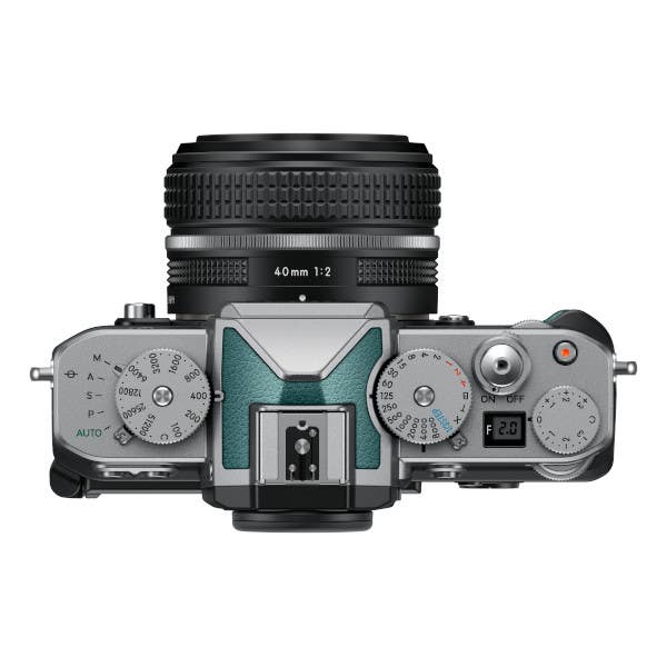 Nikon Zf + 40mm Kit - Silver/Teal Blue