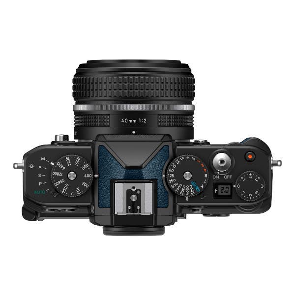 Nikon Zf + 40mm Kit - Black/Indigo Blue