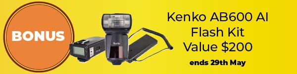Bonus Kenko AB600 Flash Kit